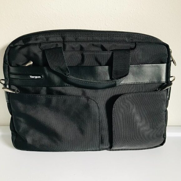 Targus Black Polyester Laptop Bag with Shoulder Strap - Picture 2 of 10